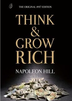 Think And Grow Rich by Napolean Hill