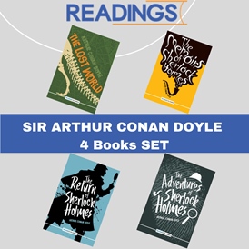 Arthur Conan Doyle 4 Books Set Includes (the Lost World , The Memoirs Of Sherlock Holmes , The Return Of Sherlock Holmes, The Adventures Of Sherlock Holmes)